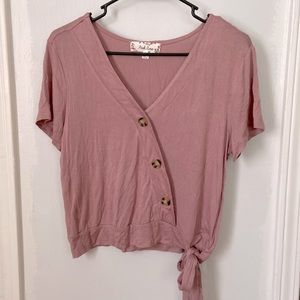 Mauve crop top